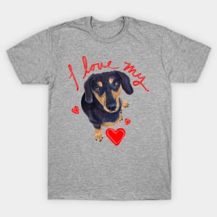 I love my Dachshund T-Shirt